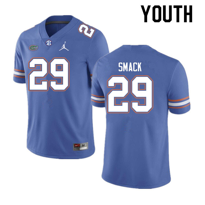 Youth #29 Trey Smack Florida Gators College Football Jerseys Sale-Royal